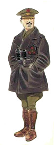General ejército republicano en uniforme de campaña