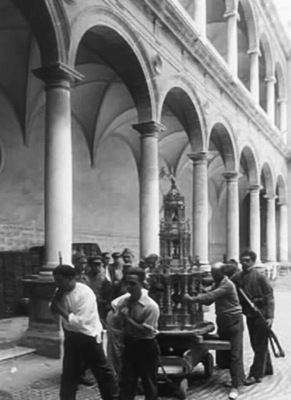 Baeza Guerra Civil traslado Custodia B N