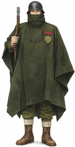 Cabo uniforme campaña con capote-manta