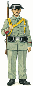 Guardia Civil uniforme servicio