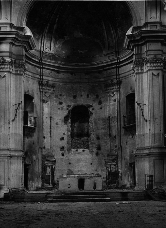 Marbella guerra civil iglesia de la Encarnación incendiada