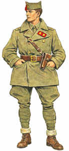 Teniente Coronel uniforme campaña B