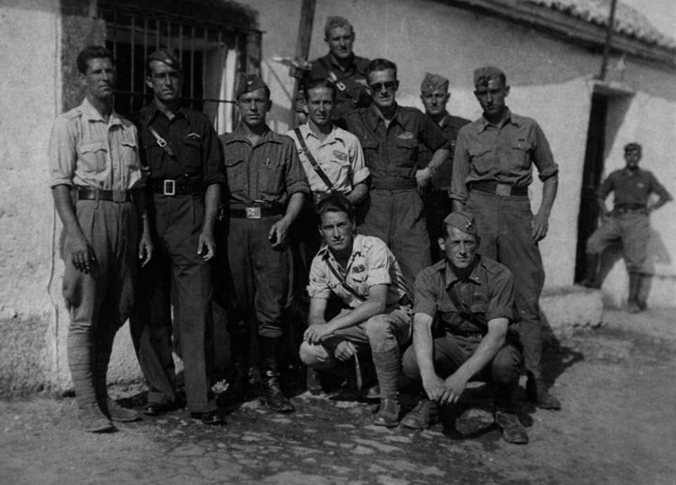 Guerra Civil Córdoba soldados franquistas en el frente de la Sierra